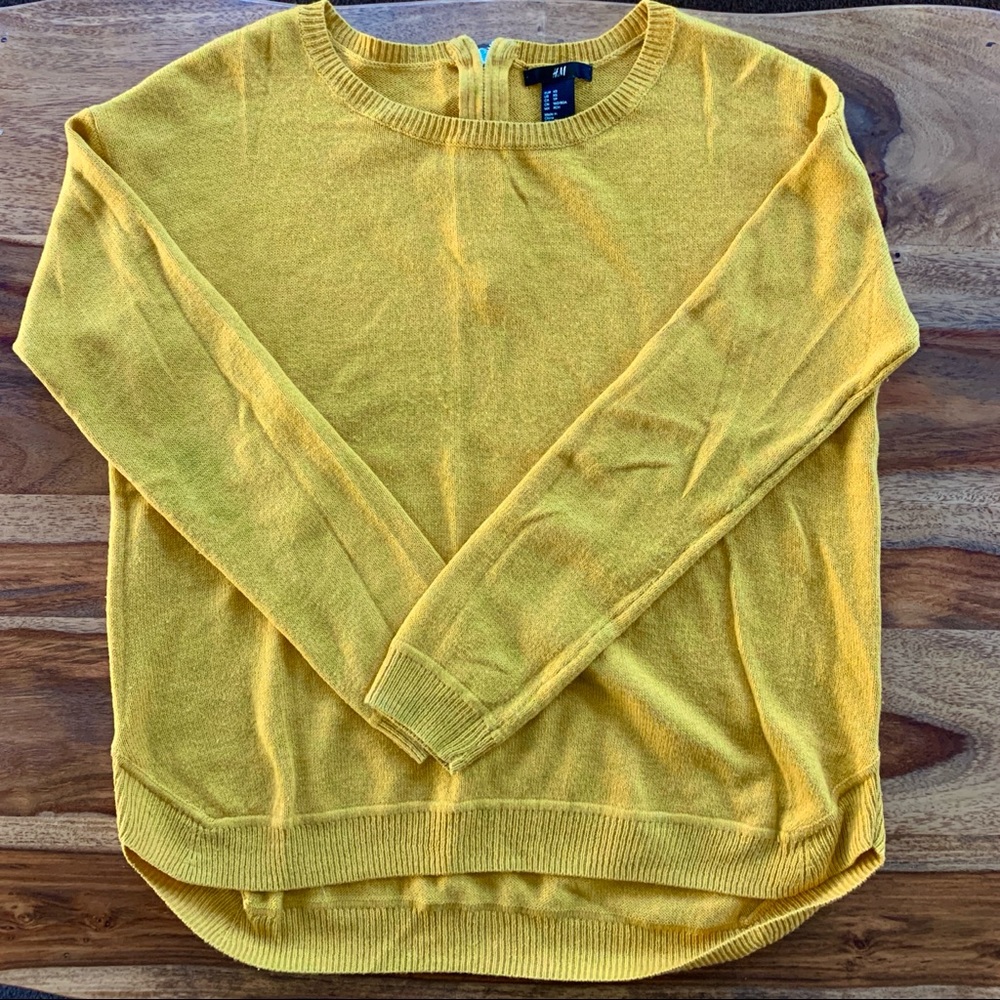 H&M Mustard Yellow Sweater